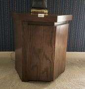 Octagon End table, 23"x 21"x24" tall (located in navy bedroom)