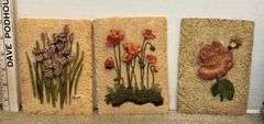 8 pc Artificial Flower Arrangements and Wall Decor (Located Left Bedroom)