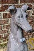 Dog front yard decor, 35" tall(located at front door)