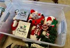 2pc Containers of Christmas Items (Located in Bedroom to the Right)