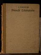 Matching Bookends bookshelf lot-A Survey of French Literature and more, some damage to books(master 