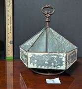Metal industrial style caddy(located in dining room)