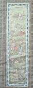 2 pc. Chinese embroidered panels, each one 15"x 30.5" tall (located in dining room)