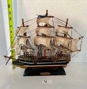 Small Wooden Display Ship (Located in Upstairs Loft)