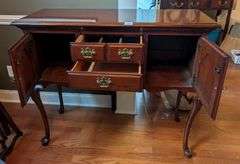 Lexington Buffet table,48"x 18.5"x40.5" tall(located in living room)