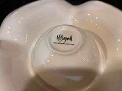 M.Bagwell chips and dip serving bowl and tongs (located in kitchen)