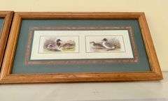 2pc Framed Duck Art 9 1/4”x17 3/8” (Located in Living Room)
