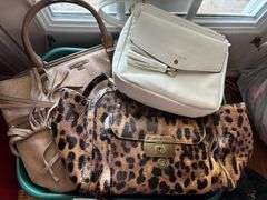 Bin of Totes and Purses (Located in Living Room)