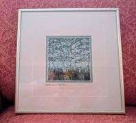 3 pc. Small framed art of various artists, top picture 12" x 10" tall(located in living room)