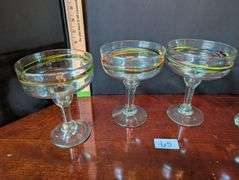 4 pc. Margarita glasses (located in dining room)