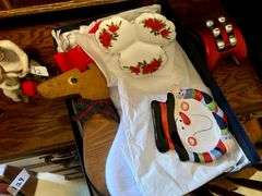 3pc Containers of Christmas Items (Located in Bedroom to the Right)