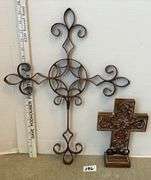 2 pc Crosses (Located Left Bedroom)