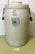 Acorn Wares Pottery Co Crock/Butter Churn (Has Chips and Wear) (Located Basement Section 2)