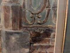 Sterling Everett, framed, signed art, 37" x 30" tall(located in living room)