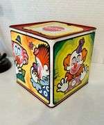 2pc Clown Figurine and Mattel Jack in the Music Box (Located in Upstairs Loft)