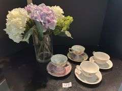 Tea cups and more (located in dining room)