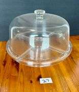 Glass Cake Stand (Located in Kitchen)