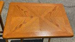2 pc TV Tray Stands 21 7/8”X 15”(Some Scratches and Dings) (Located Garage)