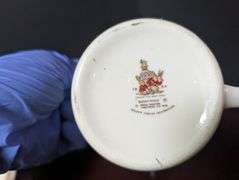4 pc. collectible dishes, including Wedgewood Peter Rabbit bowl , made in England (Located in dining
