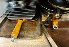 Lot of Cooking Sheets, Pans and More (Located in Kitchen)