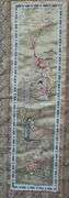 2 pc. Chinese embroidered panels, each one 15"x 30.5" tall (located in dining room)