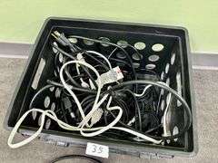 Bin of Power Cords