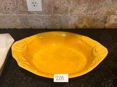 Worldwide & Appolia Casserole Dishes, 2 pc yellow World Market ramekins, and Rae Dunn Cute Chick mug