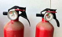 4 pc Fire Extinguishers (Unknown Status) (Located Garage)
