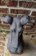Dog front yard decor, 35" tall(located at front door)