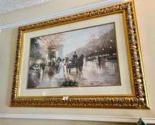 Framed Wall Decor 30 3/4”x42” (Located in Living Room)