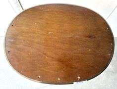 2 Tier Side Table (Has Scratches and Holes Drilled in Top) (Located Garage)
