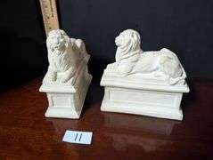 2 pc. Vintage Lion Bookends(located in dining room)