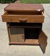 Storage Cabinet, 25 1/4”X16”X32” (One Bad Wheel) (Located Garage)
