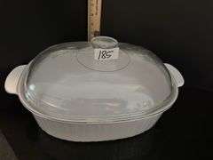 Casserole dish and trays (located in kitchen)