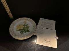 Boehm Rose plate (located in dining room)