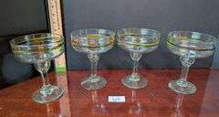 4 pc. Margarita glasses (located in dining room)