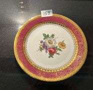 Vintage Theodore Haviland Limoges France plates (set of 4) and Rehausse Limoges France (located in k