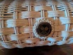 The Championship Wimbledon wicker chair, 36"x42"x39" tall(located in living room) matching lots 13,2