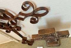2 pc Crosses (Located Left Bedroom)