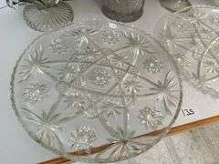 6pc Clear Glass Plates, Pitcher and More (Located in Master Bedroom)