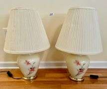 2pc Lamps 22 1/8” Tall (Located in Bedroom to the Left)