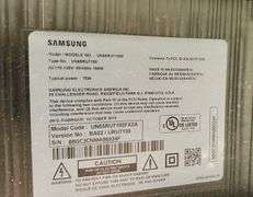 65” Samsung TV with Remote and Wall Mount