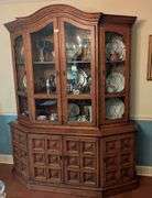 China cabinet, contents not included (located in dining)72"x13"x82"tall