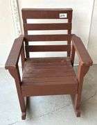 Children’s Rocking Chair, 20 1/2” Tall (Some Damage) (Located Garage)