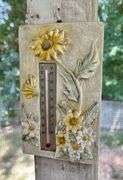 5pc Artificial Plants & Thermometer (Located Back Patio)