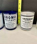 8pc Coca-Cola, Bromo Seltzer and Listerine Glasses (Located in Kitchen)