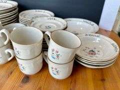 48pc Inter-National Tableworks Heartland Dishes (Located in Kitchen)
