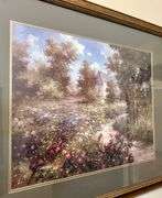 Framed Signed Art 34”x40” (Located in Front Door)
