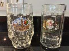 Beer steins (located in kitchen)