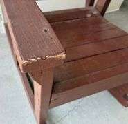 Children’s Rocking Chair, 20 1/2” Tall (Some Damage) (Located Garage)